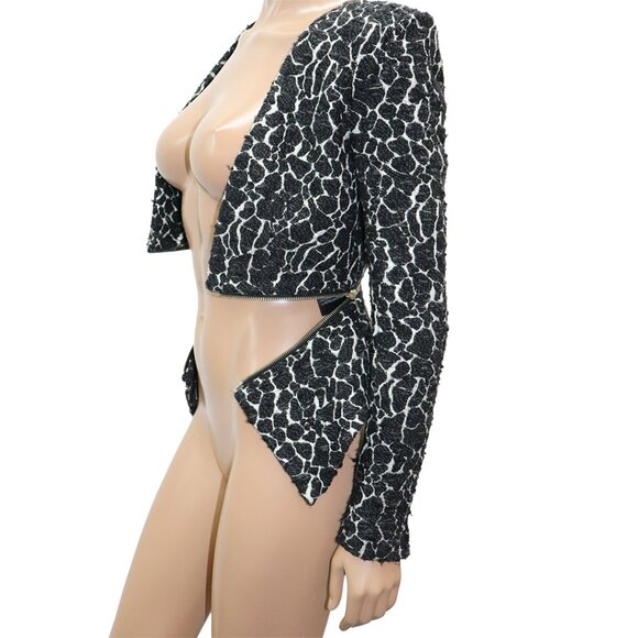 Marciano Animal Print Blazer - Picture 4 of 5